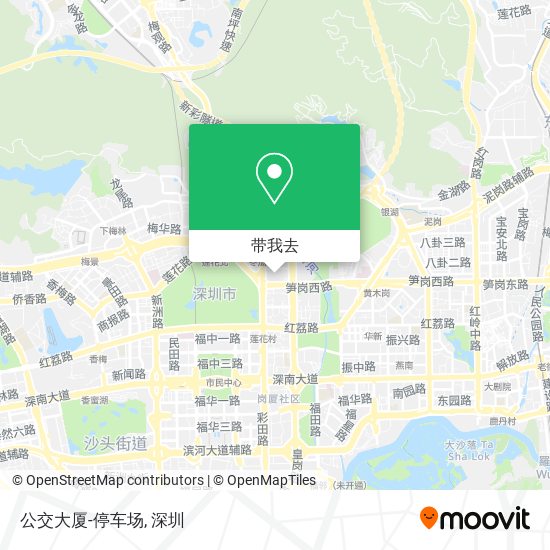 公交大厦-停车场地图