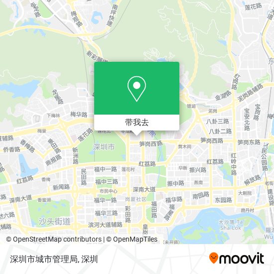 深圳市城市管理局地图