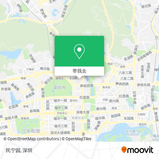 民宁园地图