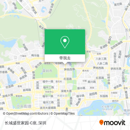 长城盛世家园-C座地图