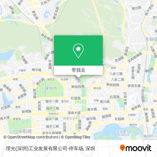 理光(深圳)工业发展有限公司-停车场地图