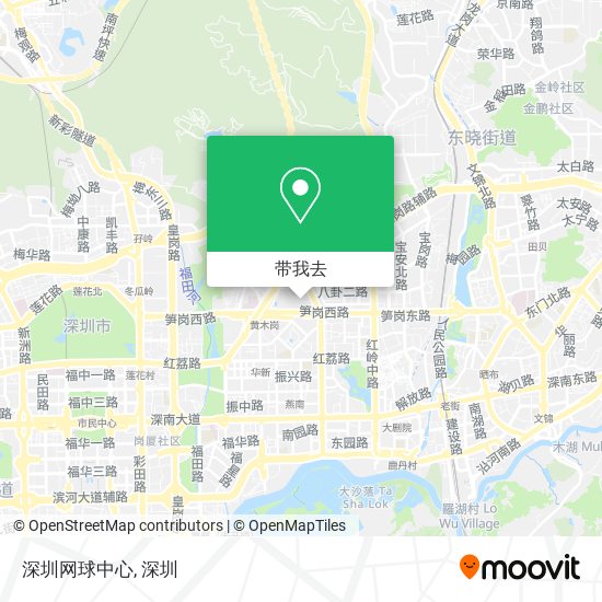 深圳网球中心地图