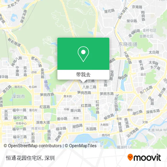 恒通花园住宅区地图