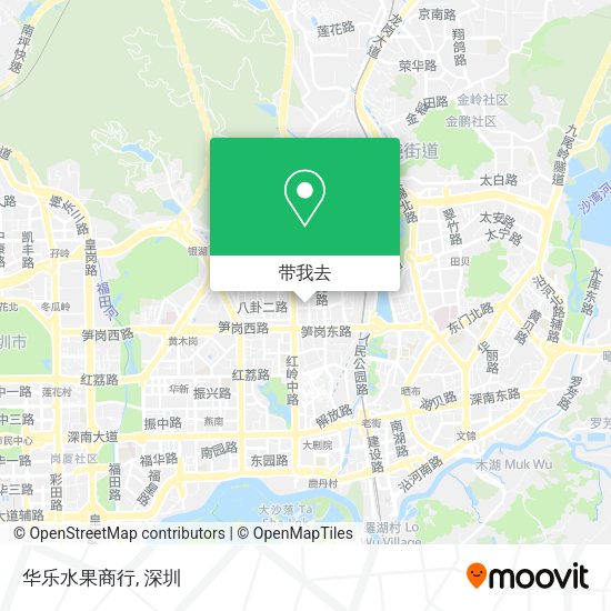 华乐水果商行地图