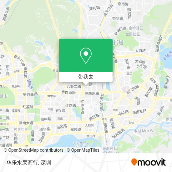华乐水果商行地图