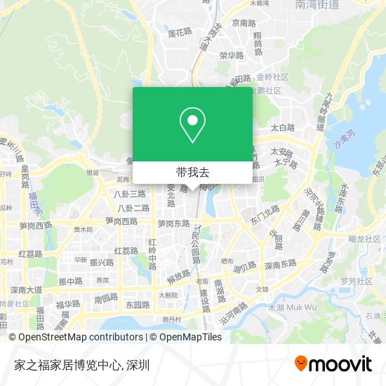 家之福家居博览中心地图