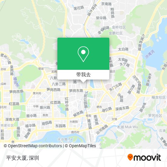 平安大厦地图
