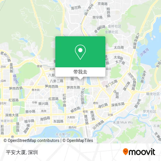 平安大厦地图