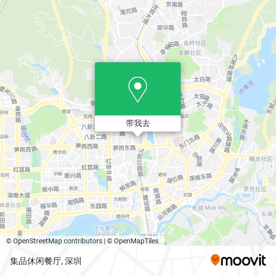 集品休闲餐厅地图