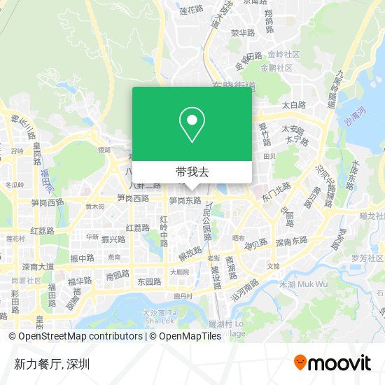 新力餐厅地图