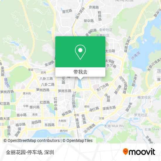 金丽花园-停车场地图