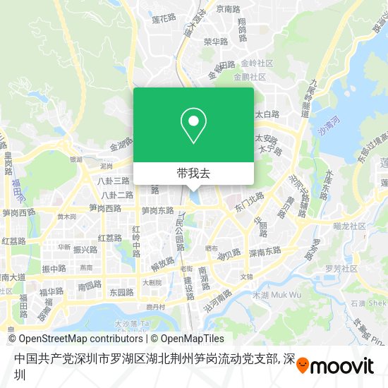 中国共产党深圳市罗湖区湖北荆州笋岗流动党支部地图