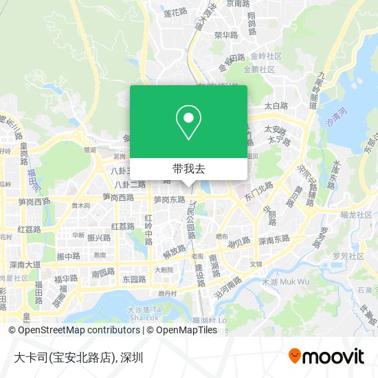 大卡司(宝安北路店)地图
