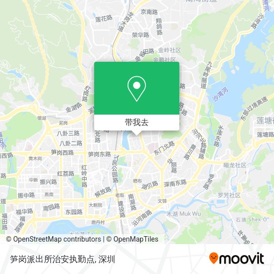 笋岗派出所治安执勤点地图