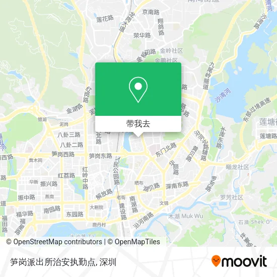 笋岗派出所治安执勤点地图