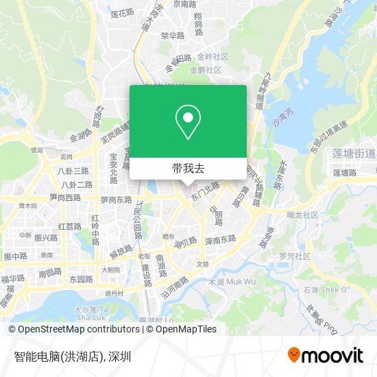 智能电脑(洪湖店)地图