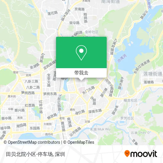 田贝北院小区-停车场地图