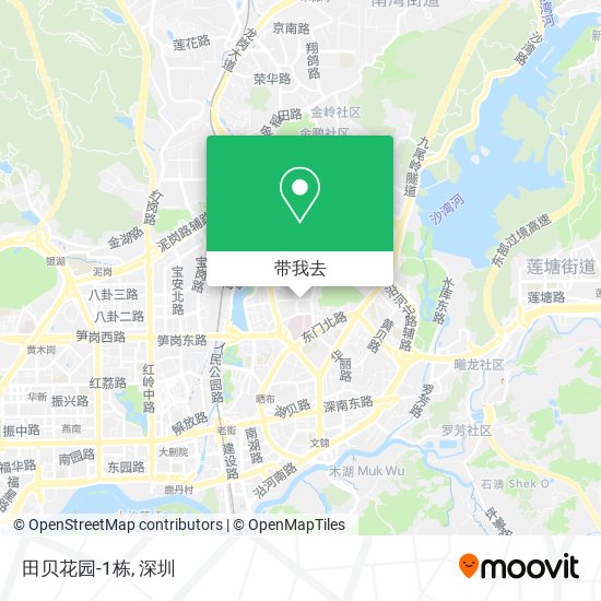 田贝花园-1栋地图