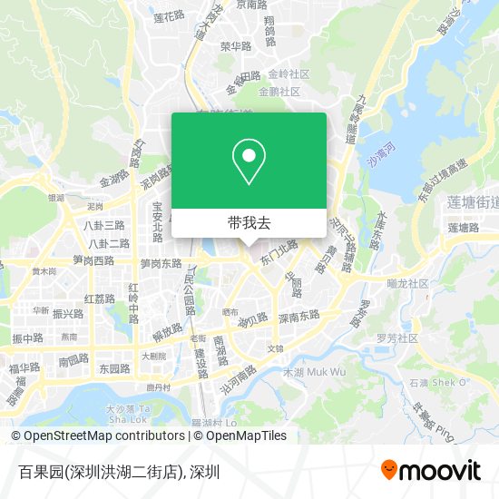 百果园(深圳洪湖二街店)地图