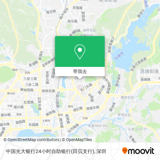 中国光大银行24小时自助银行(田贝支行)地图