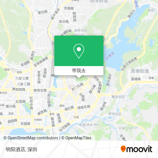 明阳酒店地图