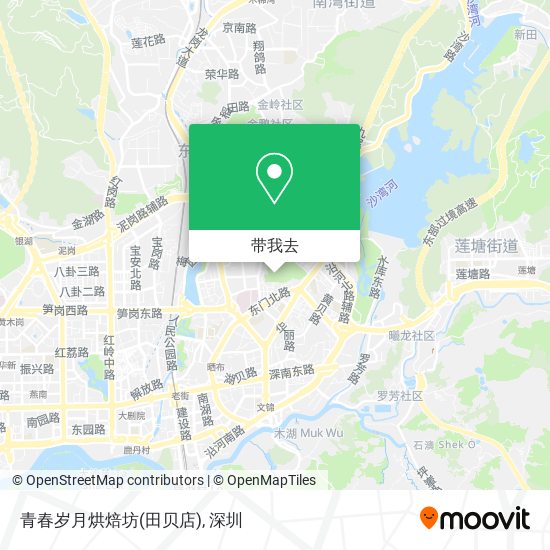 青春岁月烘焙坊(田贝店)地图