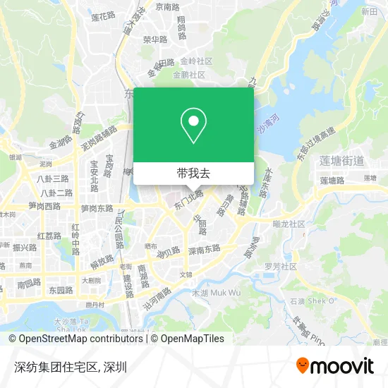 深纺集团住宅区地图