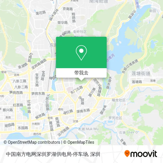 中国南方电网深圳罗湖供电局-停车场地图