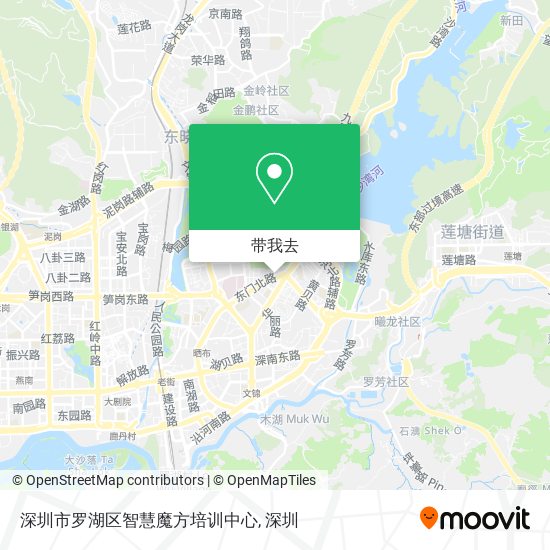 深圳市罗湖区智慧魔方培训中心地图