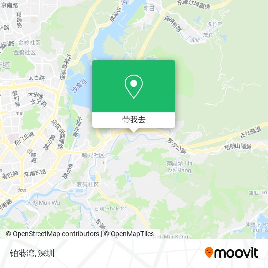 铂港湾地图