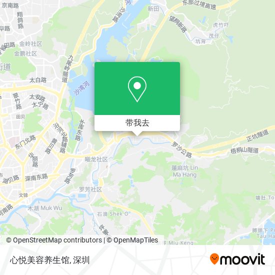 心悦美容养生馆地图