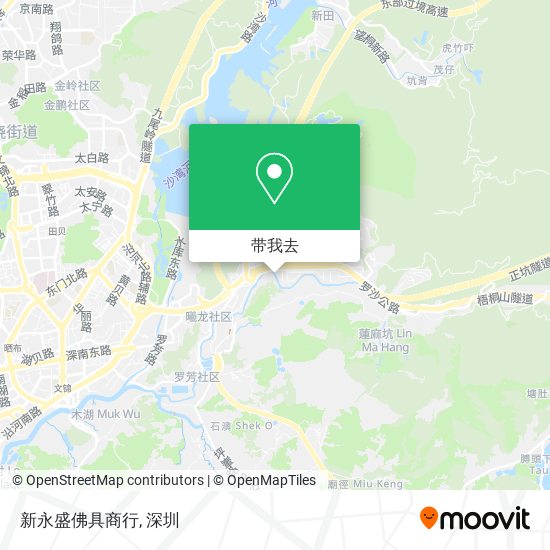 新永盛佛具商行地图