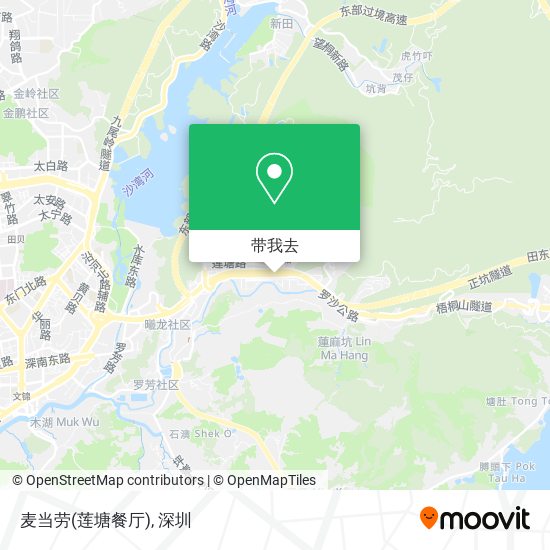 麦当劳(莲塘餐厅)地图