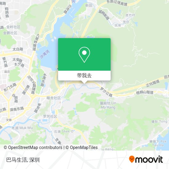巴马生活地图