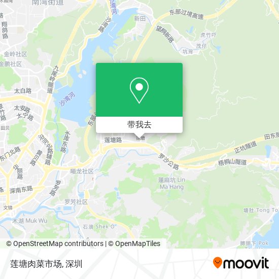 莲塘肉菜市场地图