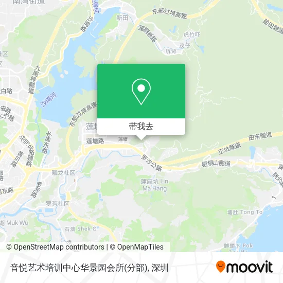音悦艺术培训中心华景园会所(分部)地图
