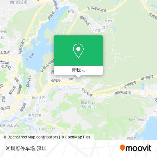 湘圳府停车场地图