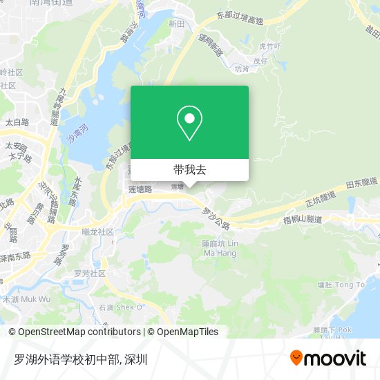 罗湖外语学校初中部地图