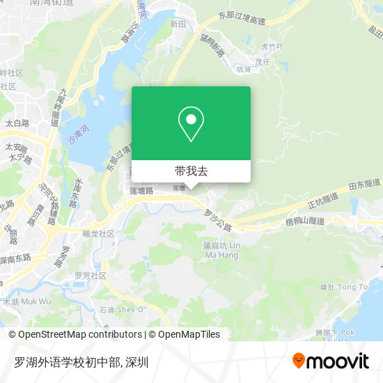 罗湖外语学校初中部地图