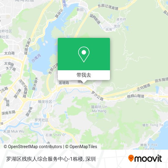 罗湖区残疾人综合服务中心-1栋楼地图