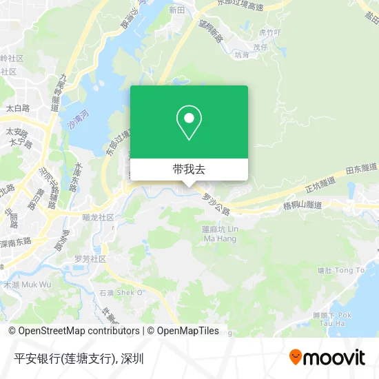 平安银行(莲塘支行)地图