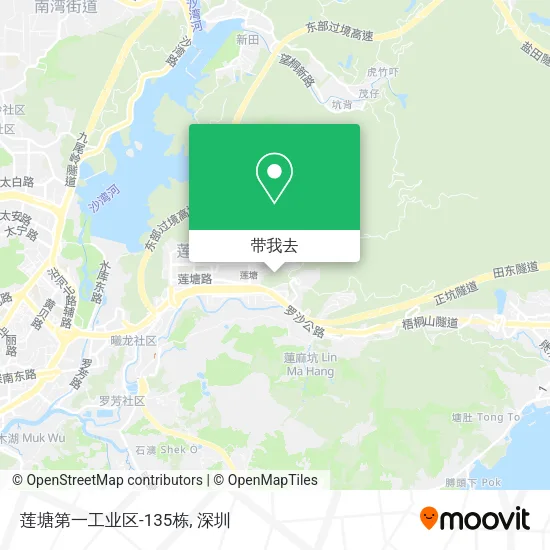 莲塘第一工业区-135栋地图