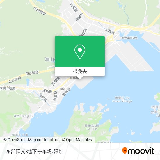 东部阳光-地下停车场地图