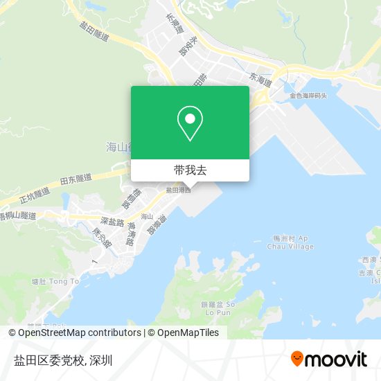 盐田区委党校地图