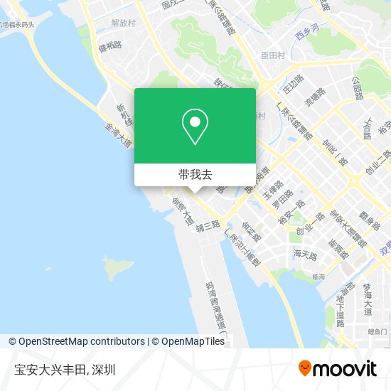 宝安大兴丰田地图
