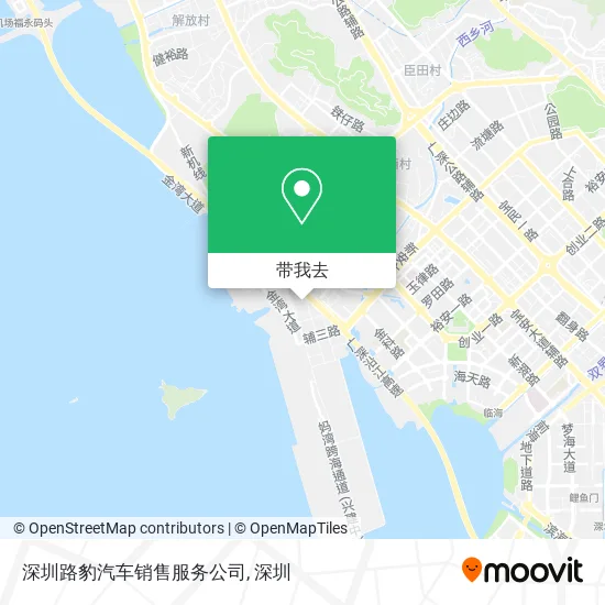 深圳路豹汽车销售服务公司地图