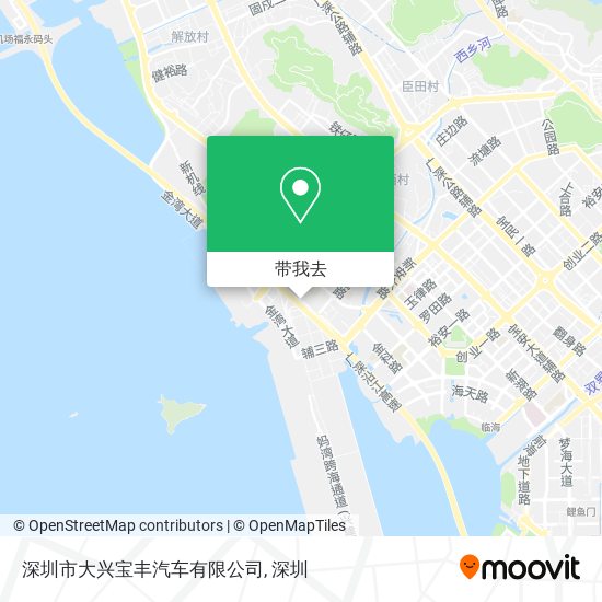 深圳市大兴宝丰汽车有限公司地图