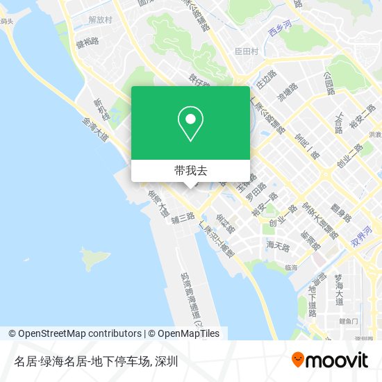 名居·绿海名居-地下停车场地图