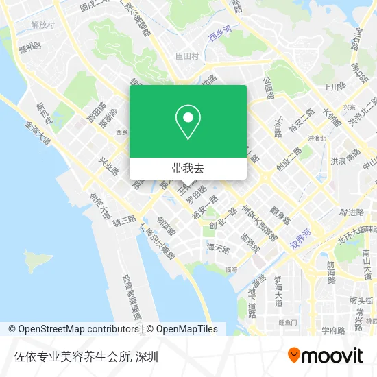 佐依专业美容养生会所地图