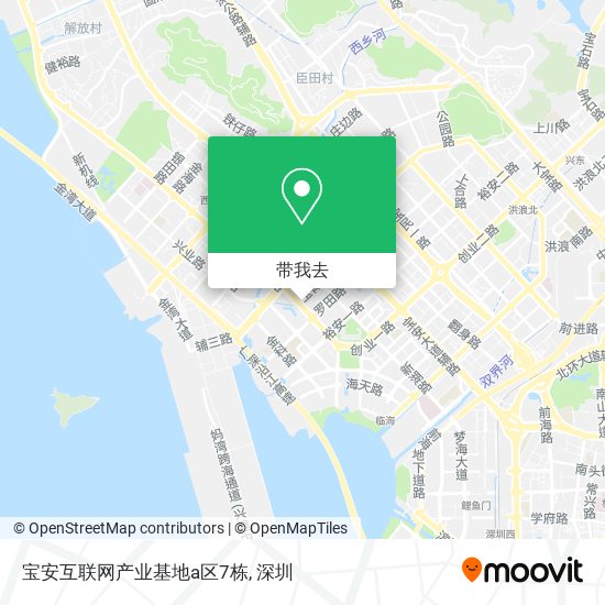 宝安互联网产业基地a区7栋地图